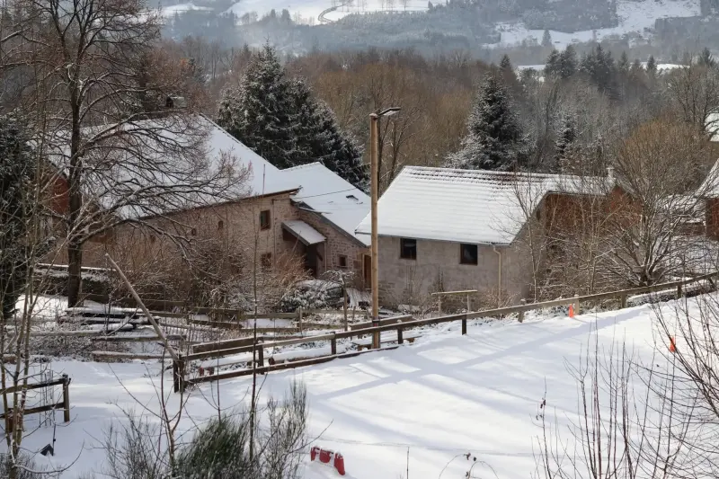 La neige au Clos Yakari